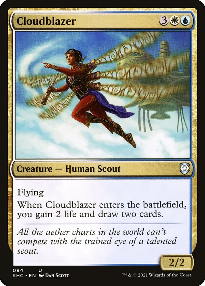 2021 Kaldheim Commander Cloudblazer uncommon #84 unlisted card image