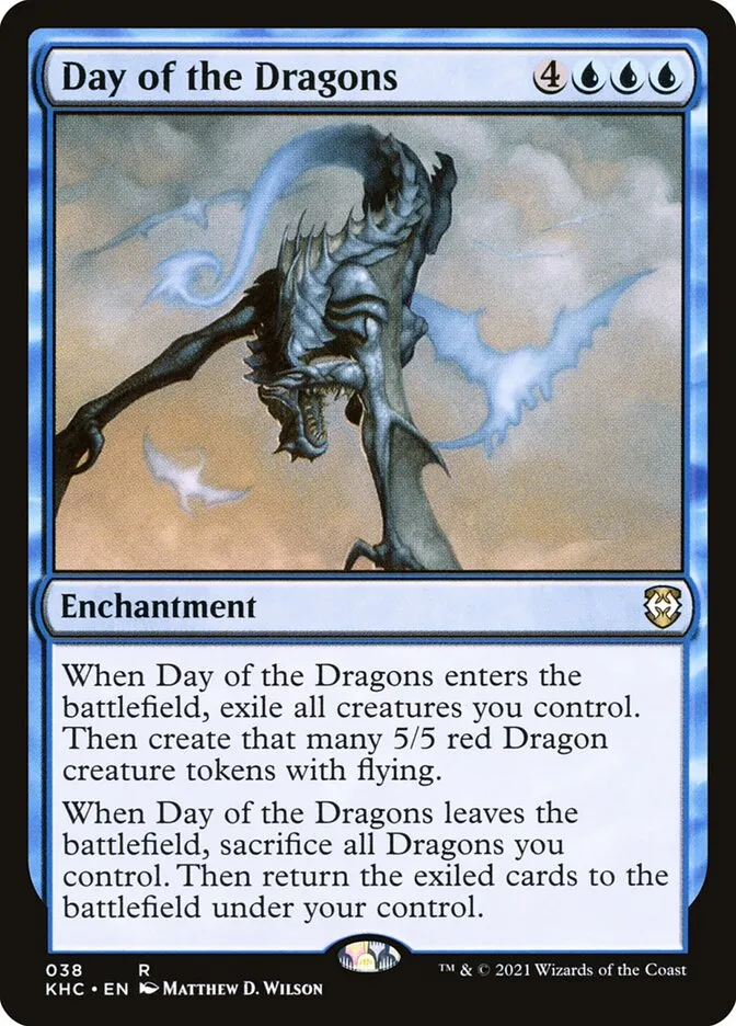 2021 Kaldheim Commander Day of the Dragons rare #38 unlisted card image
