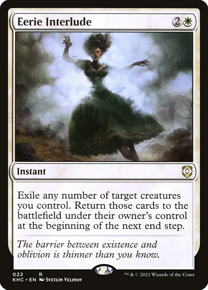 2021 Kaldheim Commander Eerie Interlude rare #22 unlisted card image