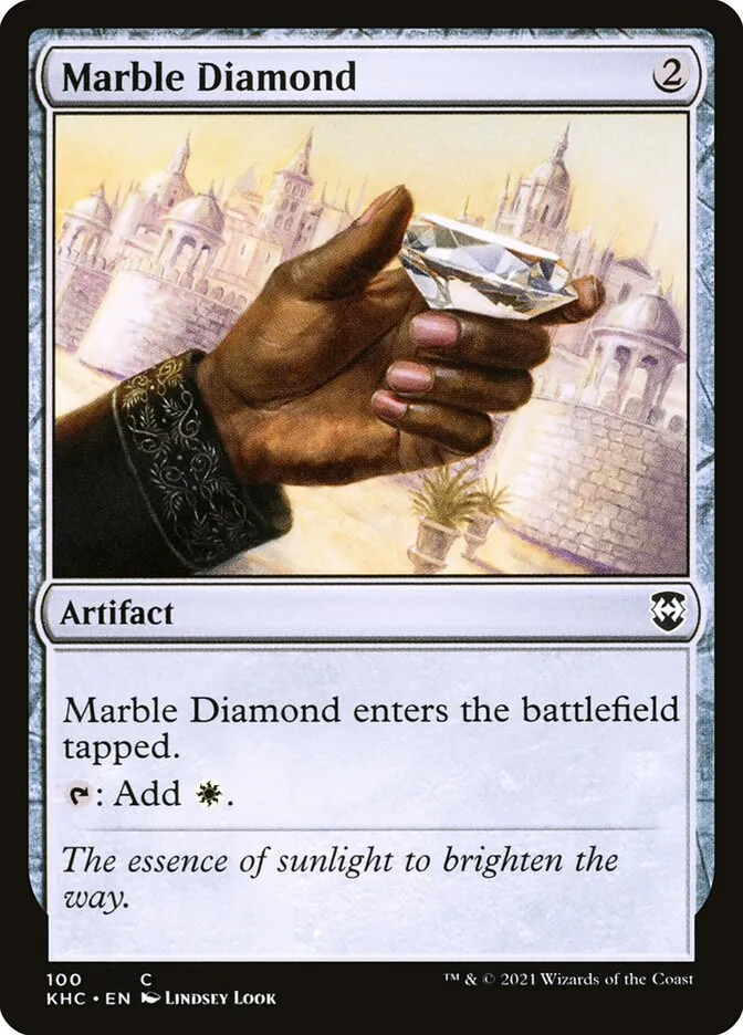 2021 Kaldheim Commander Marble Diamond common #100 unlisted card image