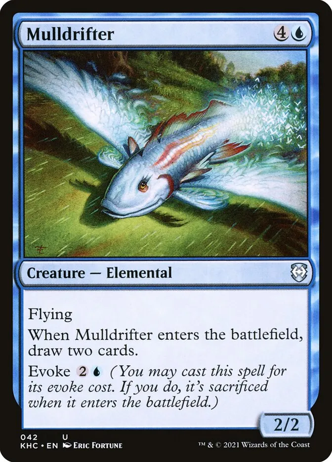 2021 Kaldheim Commander Mulldrifter uncommon #42 unlisted card image