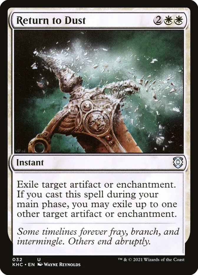 2021 Kaldheim Commander Return to Dust uncommon #32 unlisted card image