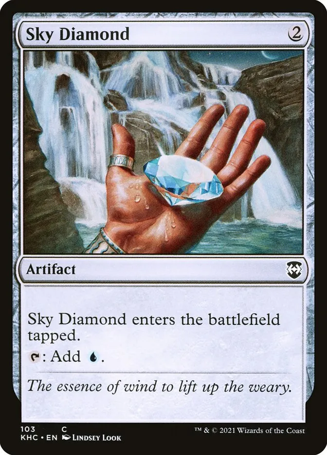 2021 Kaldheim Commander Sky Diamond common #103 unlisted card image