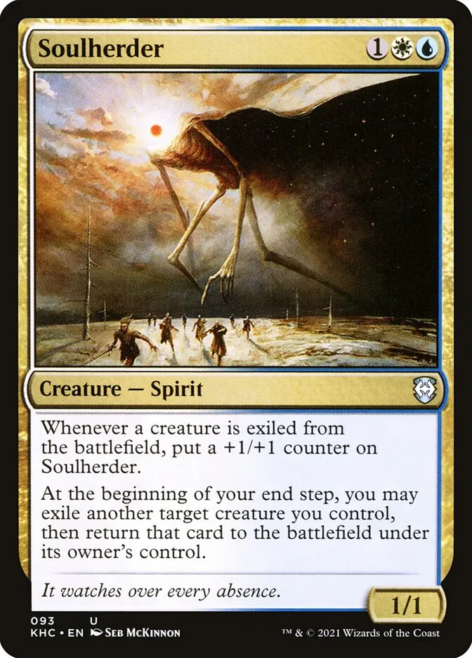 2021 Kaldheim Commander Soulherder uncommon #93 unlisted card image