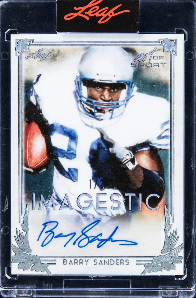 2021 Leaf Barry Sanders Imagestic #IM-BS1 card image