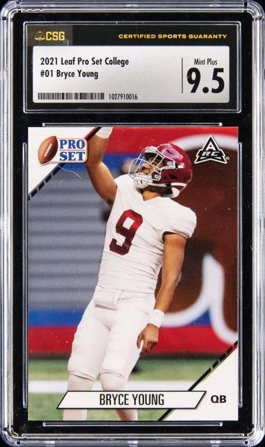 2021 Leaf Bryce Young Pro Set #1 card image