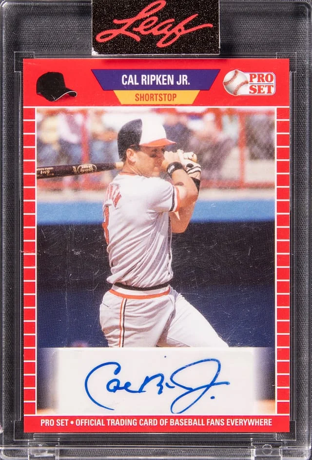 2021 Leaf Cal Ripken Jr. Pro Set Autographs #PSA-CRJ card image