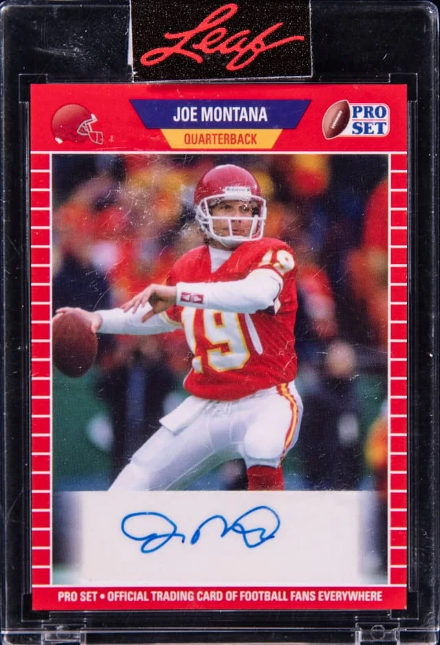 2021 Leaf Joe Montana Pro Set #PSA-JM2 card image