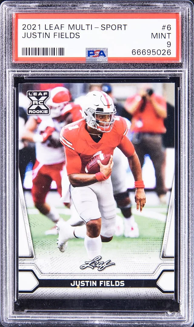 2021 Leaf Justin Fields Multi-Sport #06 card image