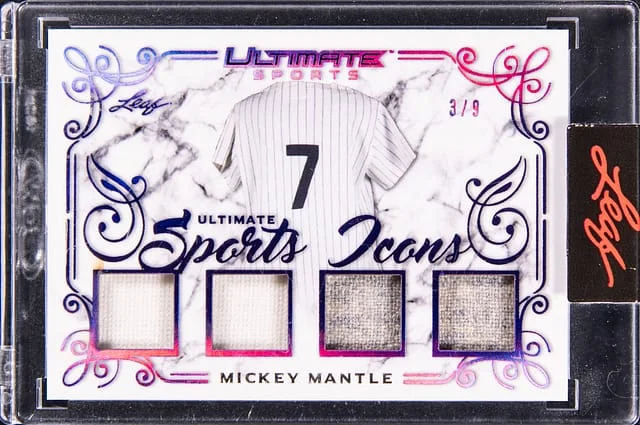 2021 Leaf Mickey Mantle Ultimate Sports Icons #USI-17 card image
