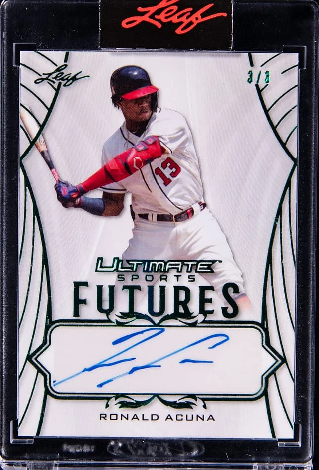 2021 Leaf Ronald Acuna Jr. Ultimate Sports Futures #UF-RA1 card image