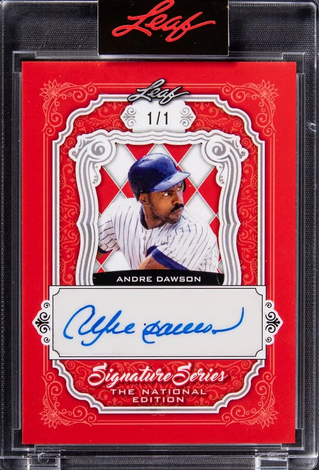 2021 Leaf Signature Series Andre Dawson #SSN-AD1 card image