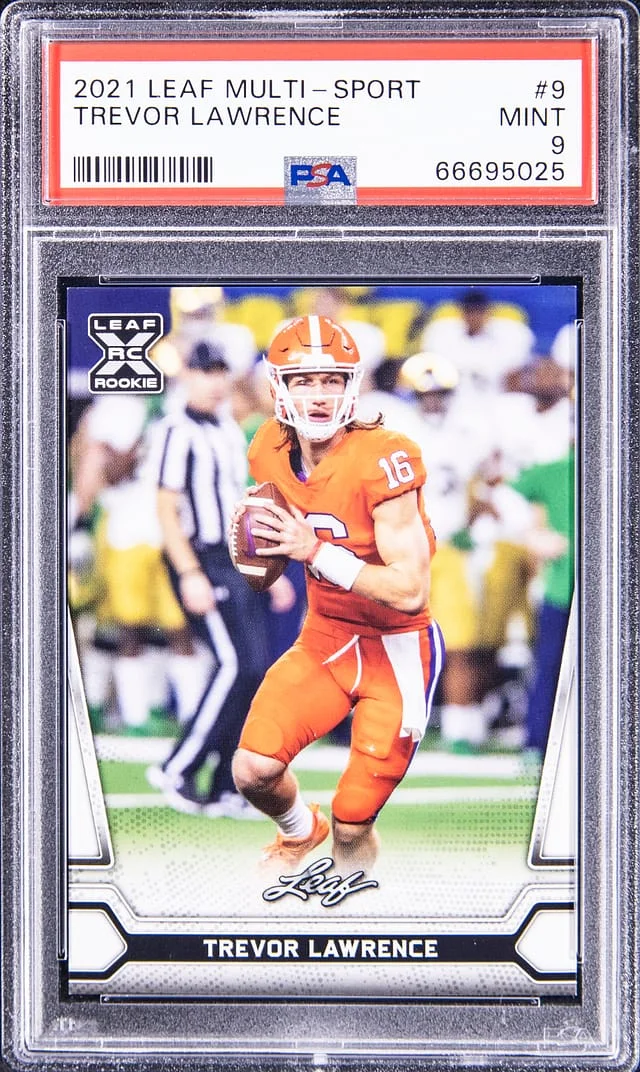 2021 Leaf Trevor Lawrence Multi-Sport #09 card image