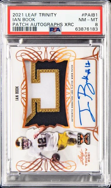 2021 Leaf Trinity Ian Book Patch Autographs XRC #Paib1 card image