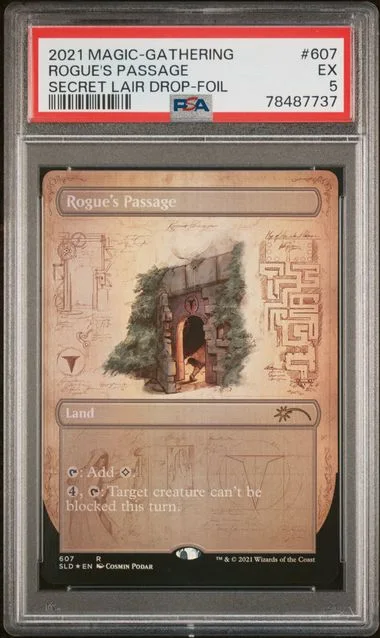 2021 Magic The Gathering Secret Lair Drop Foil Rogue's Passage #607 card image