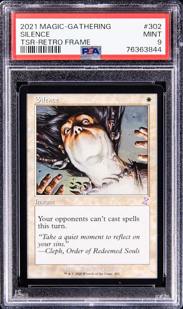 2021 Magic The Gathering Time Spiral Remastered Retro Frame Silence #302 card image