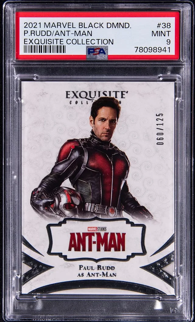 2021 Marvel Black Diamond Exquisite Collection Paul Rudd as Ant Man #38 card image