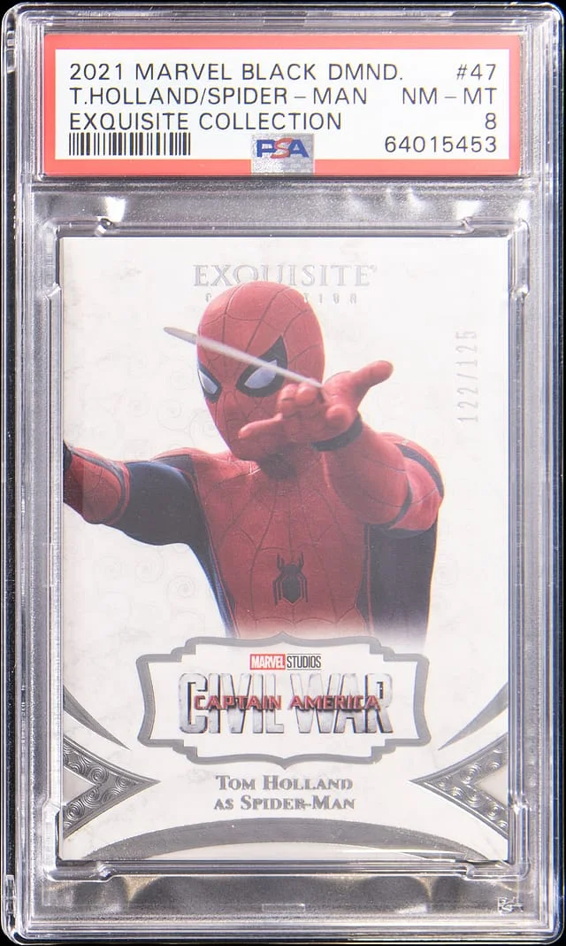 2021 Marvel Black Diamond Exquisite Collection Tom Holland/Spider-Man #47 card image