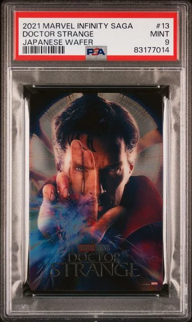2021 Marvel Infinity Saga Japanese Wafer Cards Doctor Strange #13 card image