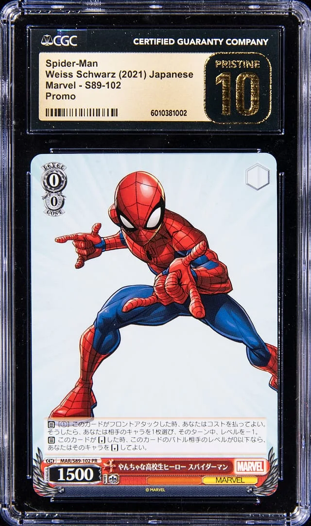 2021 Marvel Weiss Schwarz Japanese Promo Spider-Man #S89-102 card image