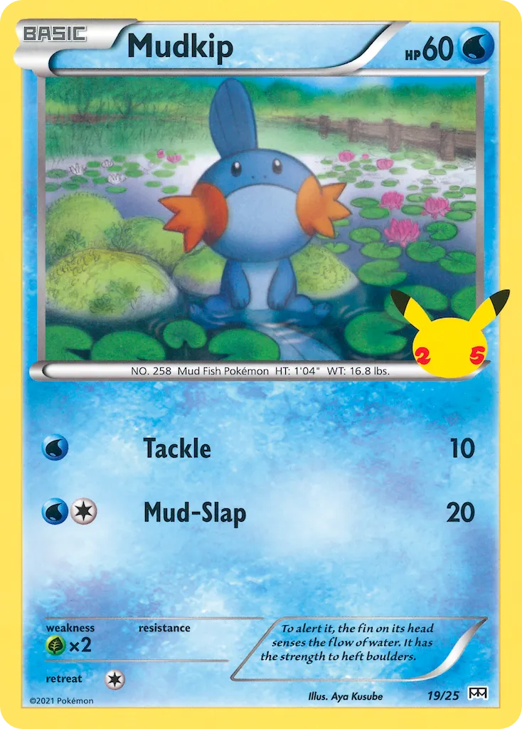 2021 McDonald's Collection 2021 Mudkip McDonald's Promo #19/25 McDonald's Promo card image