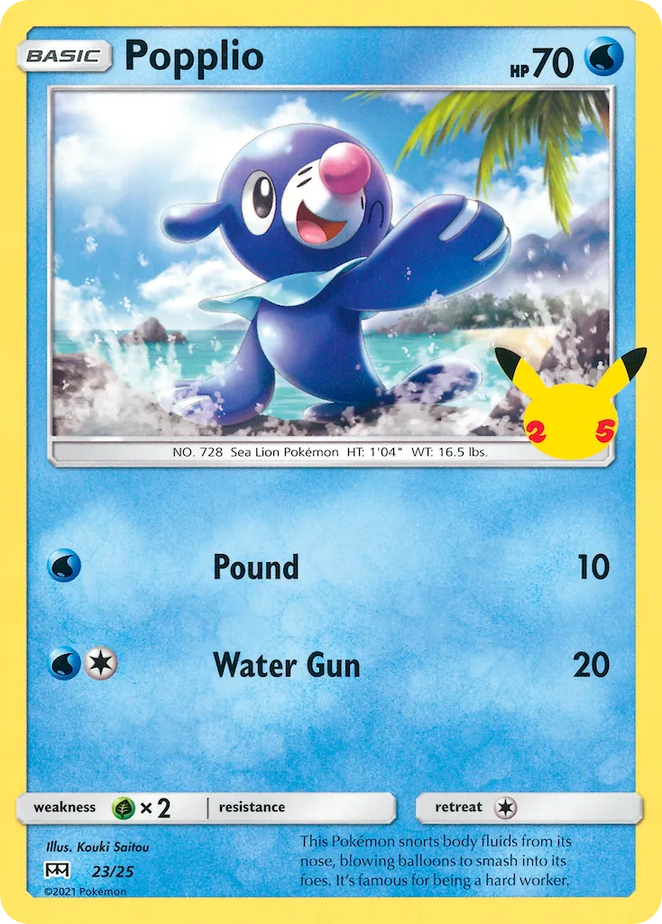 2021 McDonald's Collection 2021 Popplio McDonald's Promo #23/25 McDonald's Promo card image