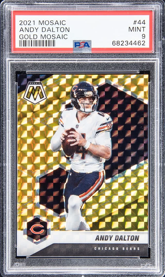 2021 Mosaic Andy Dalton Gold Mosaic #44 card image