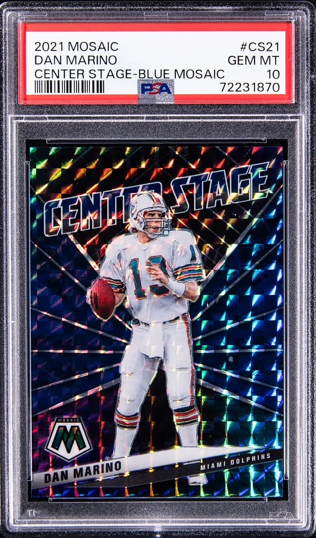 2021 Mosaic Dan Marino Center Stage - Blue Mosaic #CS21 card image