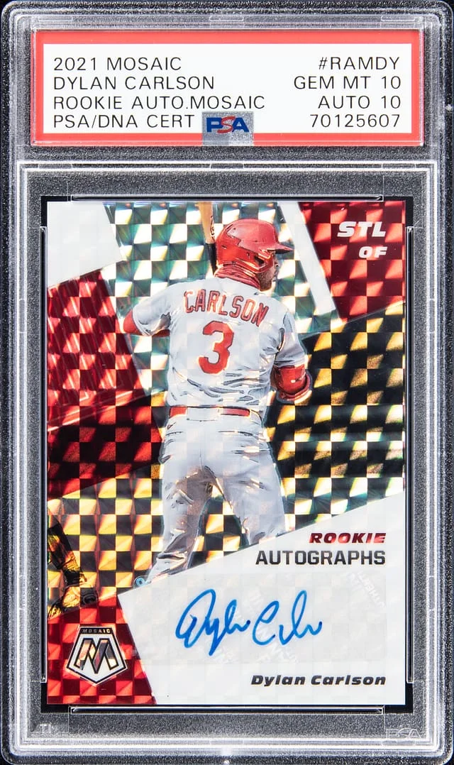 2021 Mosaic Dylan Carlson Autograph - Mosaic #RAMDY card image