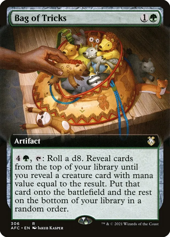 2021 Forgotten Realms Commander Bag of Tricks #306 rare card image