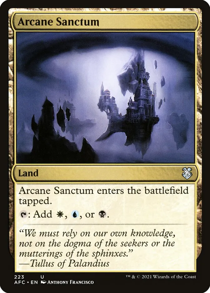 2021 Forgotten Realms Commander Arcane Sanctum #223 uncommon card image