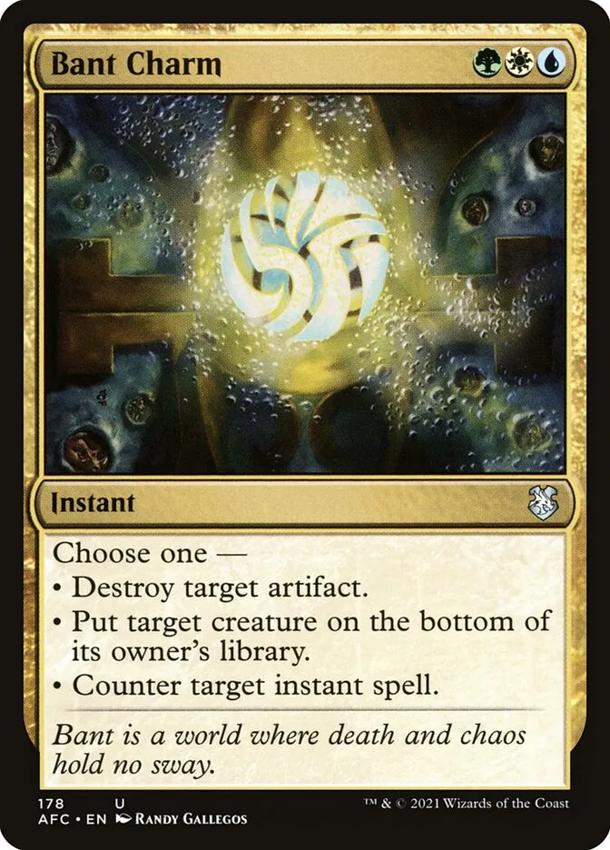 2021 Forgotten Realms Commander Bant Charm #178 uncommon card image