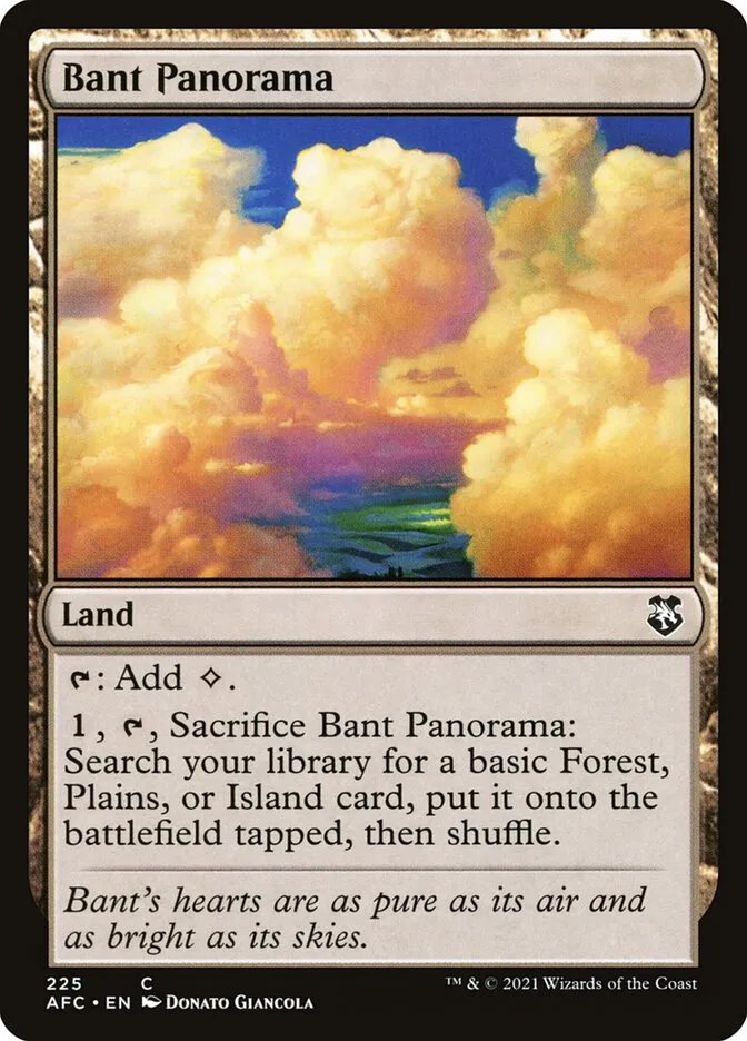 2021 Forgotten Realms Commander Bant Panorama common #225 common card image