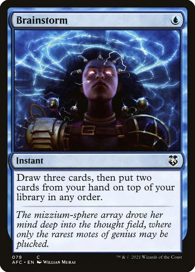 2021 Forgotten Realms Commander Brainstorm common #79 common card image