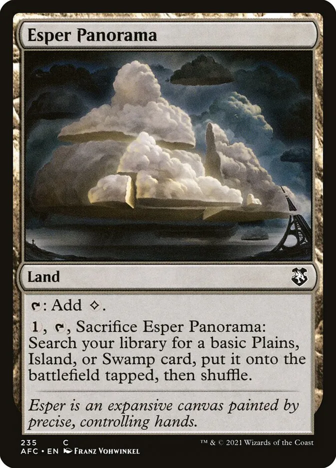 2021 Forgotten Realms Commander Esper Panorama common #235 common card image