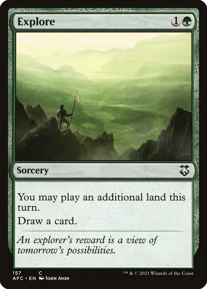 2021 Forgotten Realms Commander Explore common #157 common card image