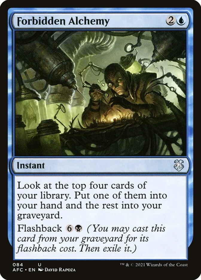 2021 Forgotten Realms Commander Forbidden Alchemy uncommon #84 uncommon card image