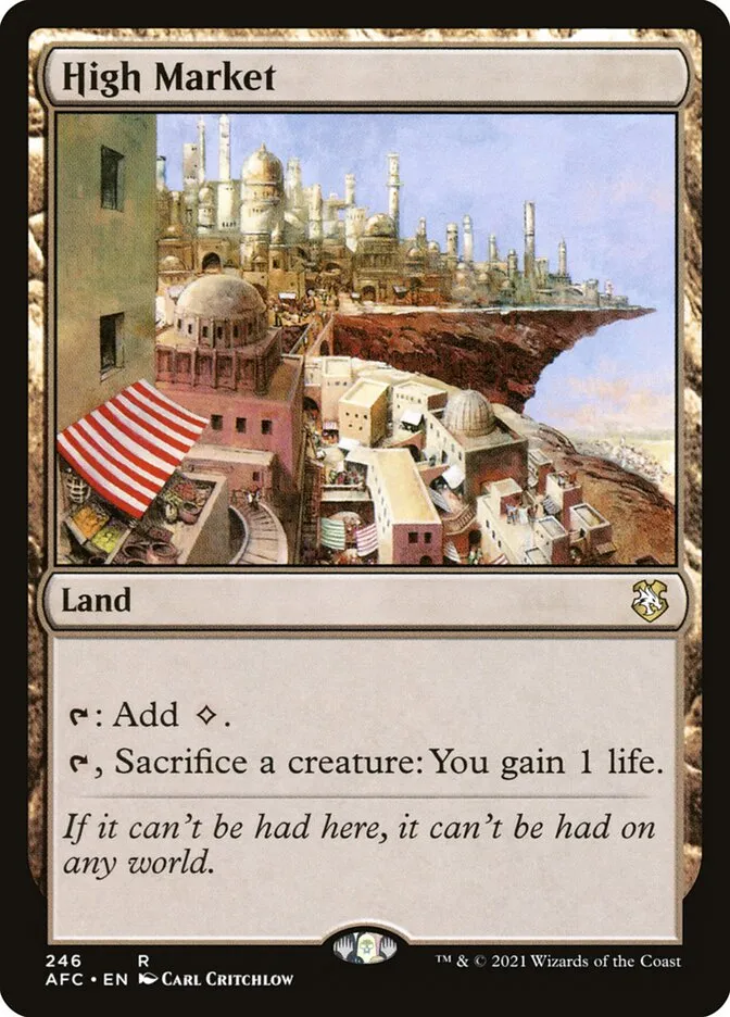 2021 Forgotten Realms Commander High Market #246 rare card image