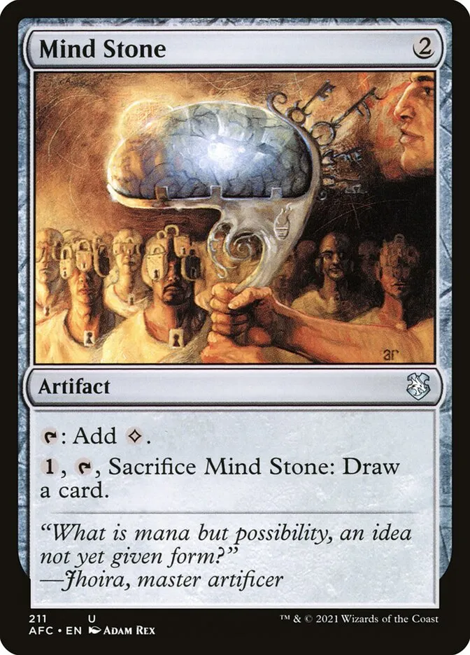 2021 Forgotten Realms Commander Mind Stone uncommon #211 uncommon card image
