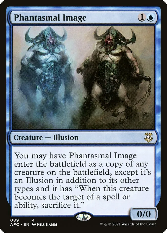 2021 Forgotten Realms Commander Phantasmal Image #89 rare card image