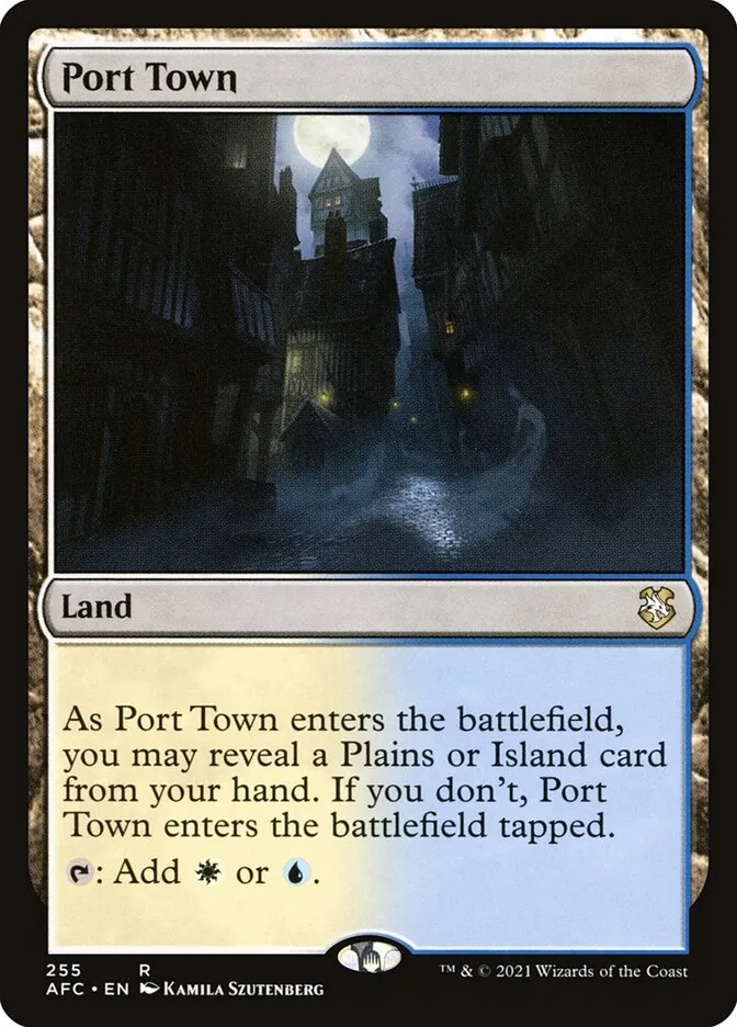 2021 Forgotten Realms Commander Port Town #255 rare card image