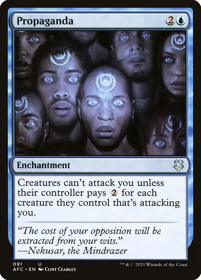 2021 Forgotten Realms Commander Propaganda #91 uncommon card image