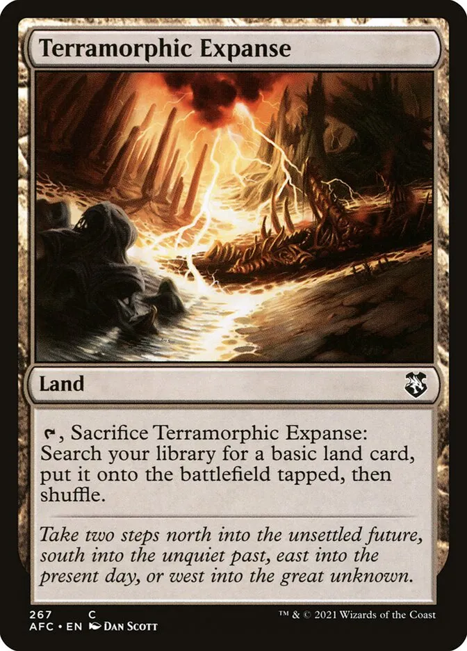 2021 Forgotten Realms Commander Terramorphic Expanse #267 common card image