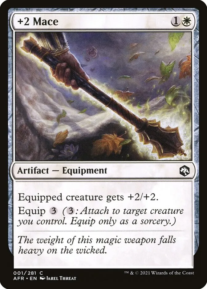 2021 Adventures in the Forgotten Realms +2 Mace common #1 common card image