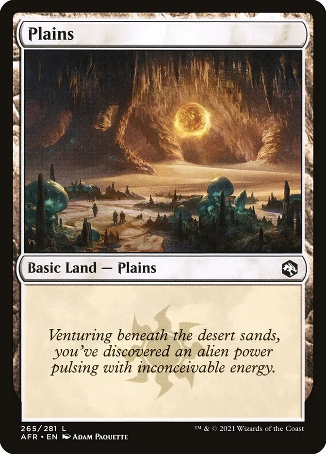 2021 Adventures in the Forgotten Realms Plains common #265 common card image