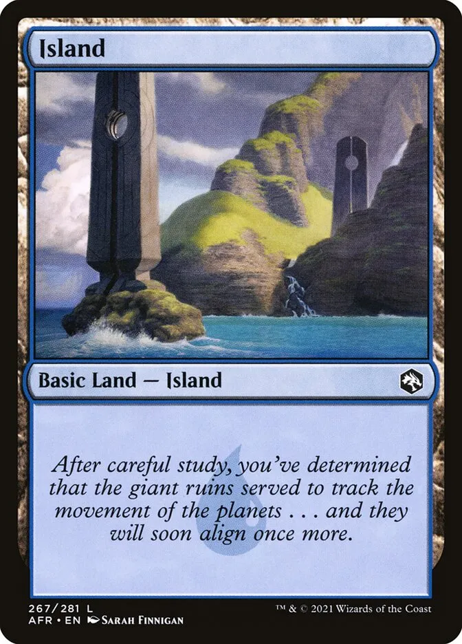 2021 Adventures in the Forgotten Realms Island common #267 common card image