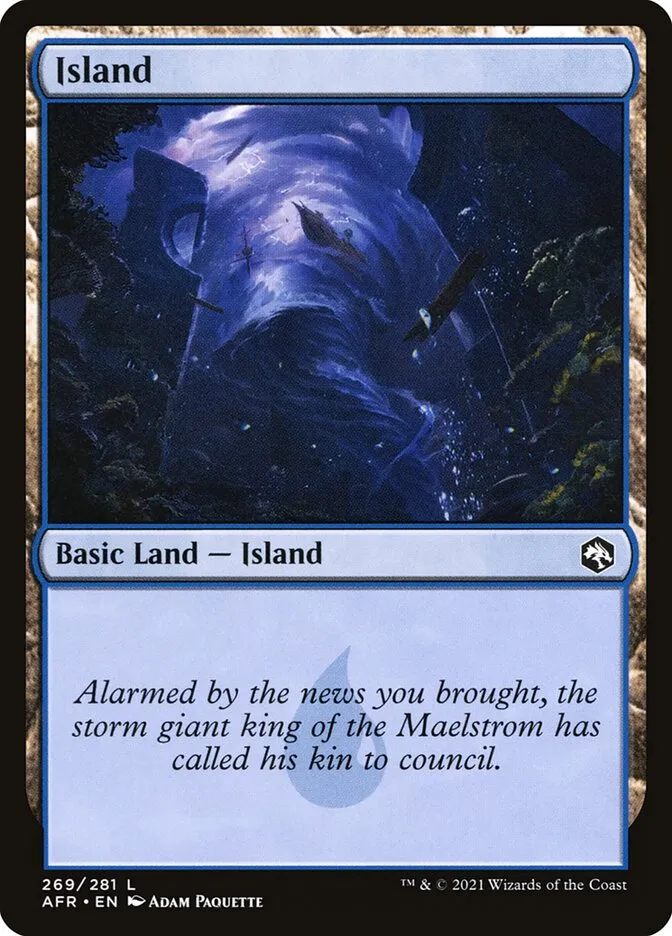 2021 Adventures in the Forgotten Realms Island common #269 common card image