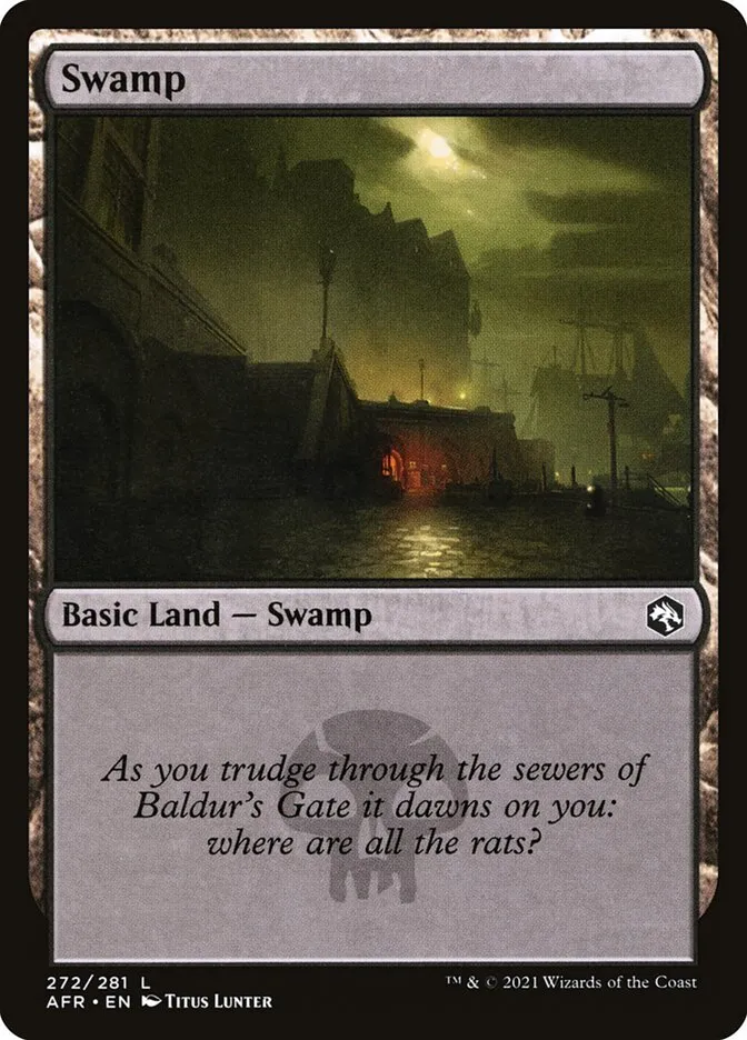2021 Adventures in the Forgotten Realms Swamp #272 common card image