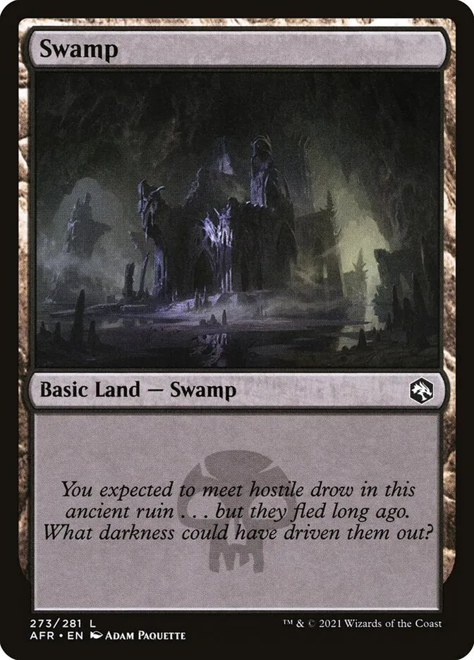 2021 Adventures in the Forgotten Realms Swamp #273 common card image