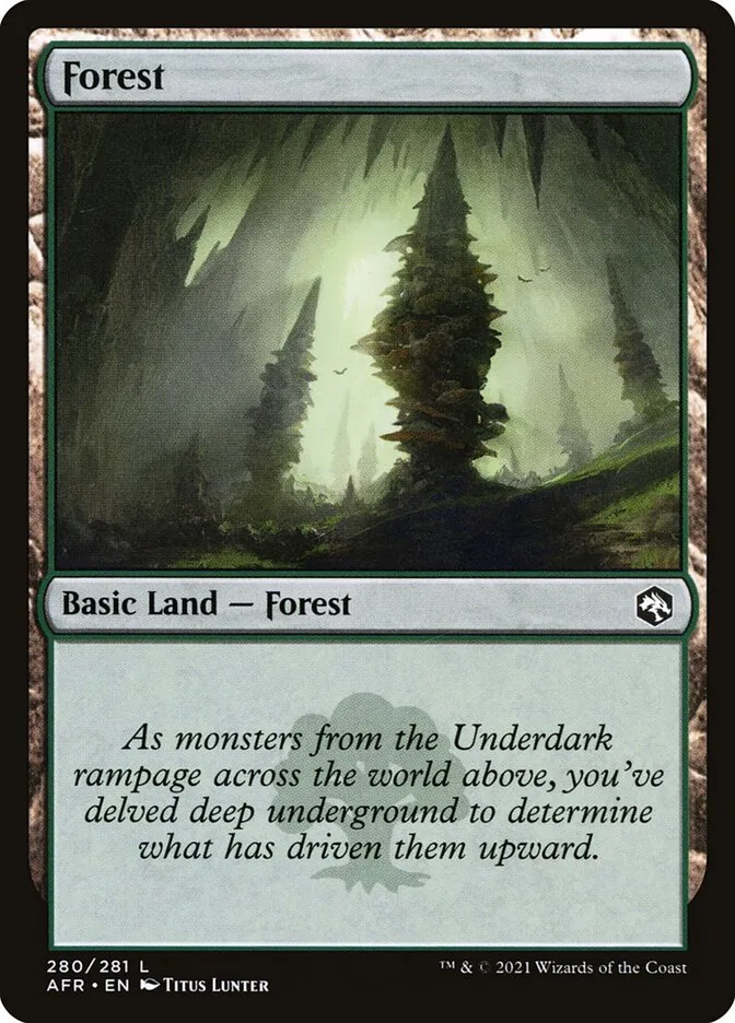 2021 Adventures in the Forgotten Realms Forest #280 common card image
